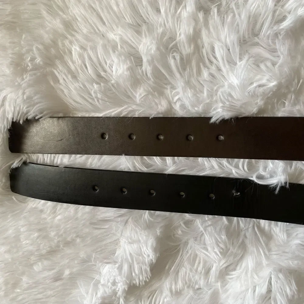 Target Belts 2 Total Vinyl & Split Leather Black‎ & Brown